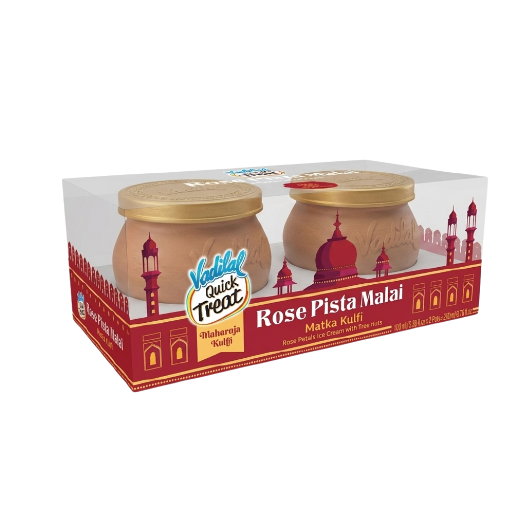 Vadilal Rose Pista Matka Kufli 200 ml buy online USA - 1